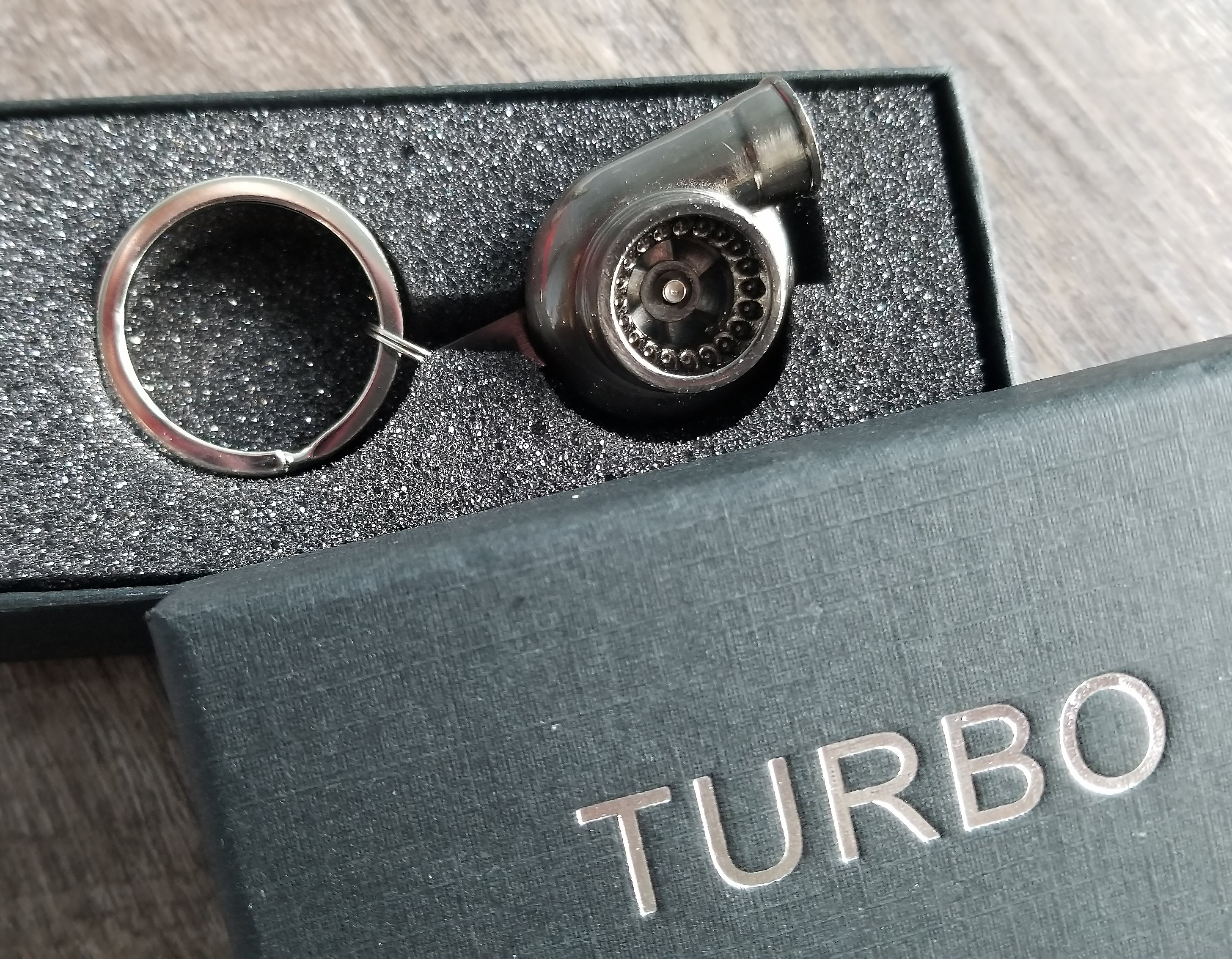 Turbo engine clearance keychain